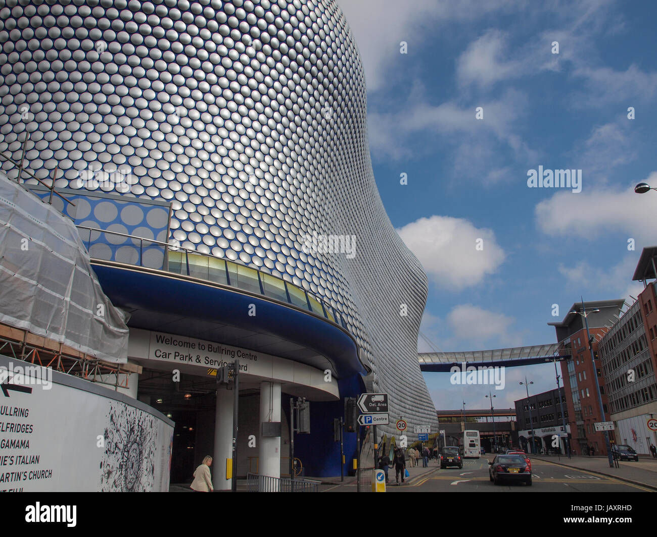 The new Bull Ring shopping centre was designed by Future Systems architects for Selfridges, following an organic form inspired by the Fibonacci sequence Stock Photo