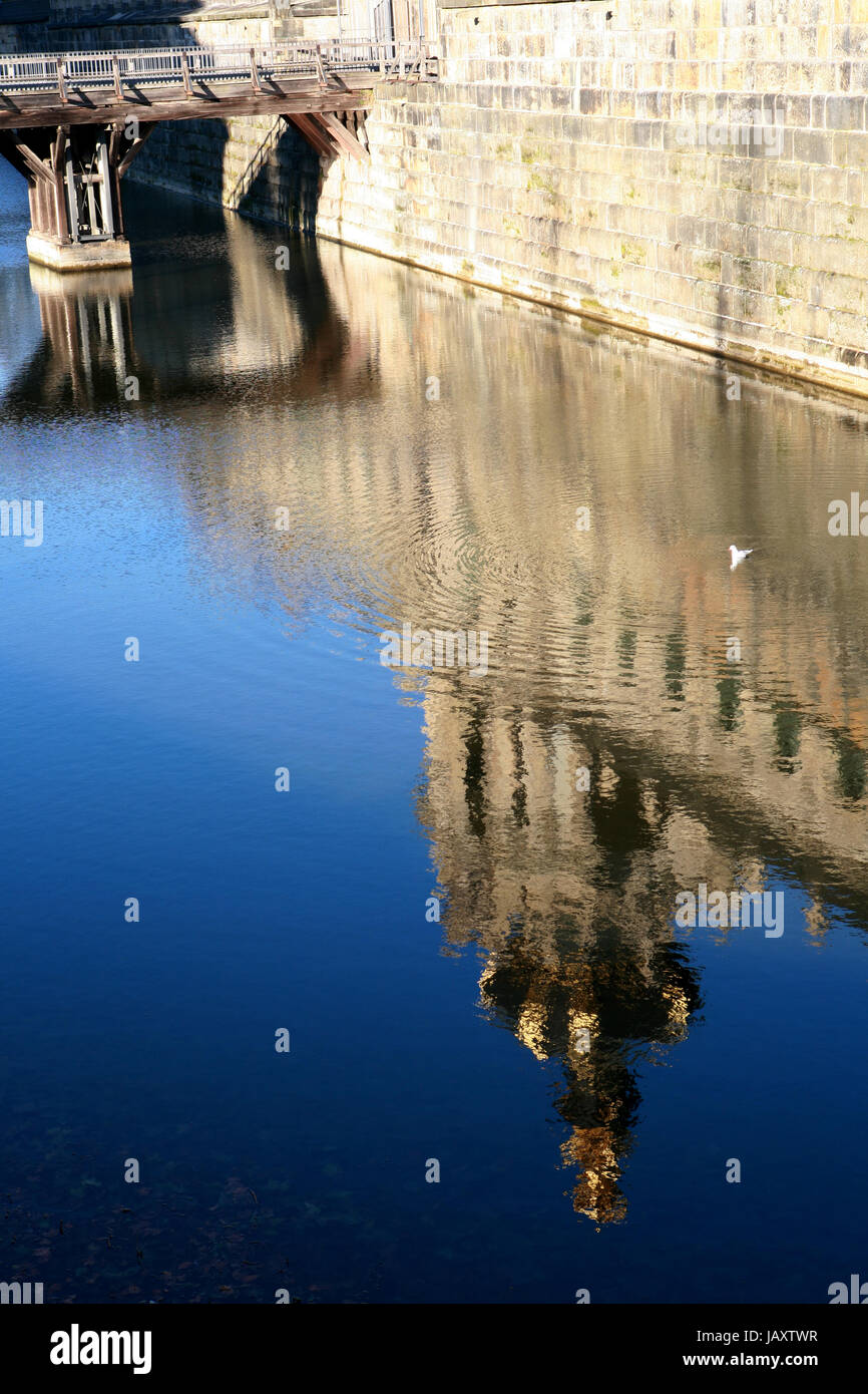Kronentor am Dresdner Zwinger, Sachsen, Deutschland, Dresden Stock Photo