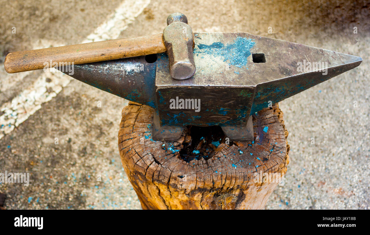 Hammer and used a Stock Photo - Alamy