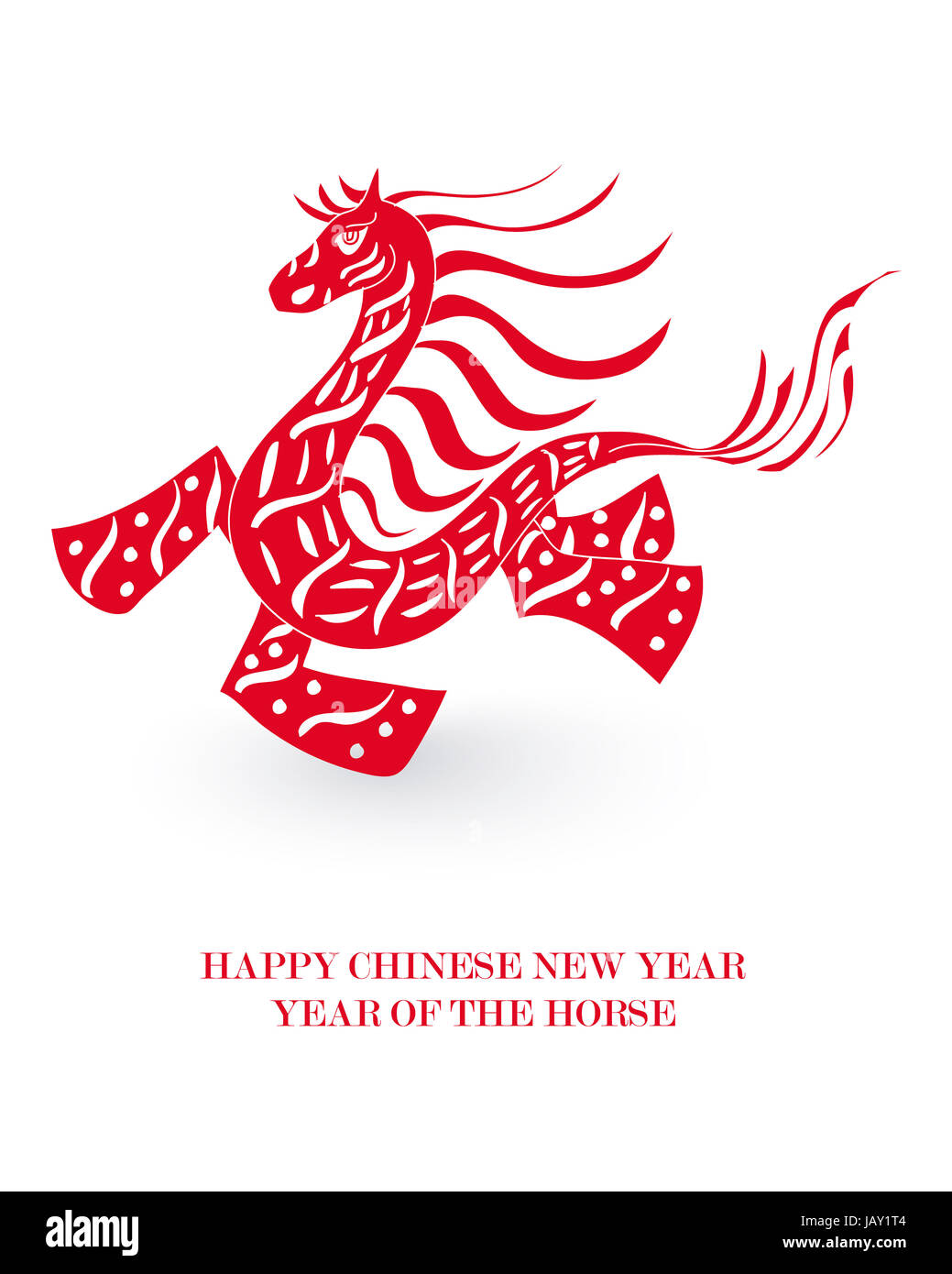 2014 Chinese New Year of the Horse asian horoscope isolated ...