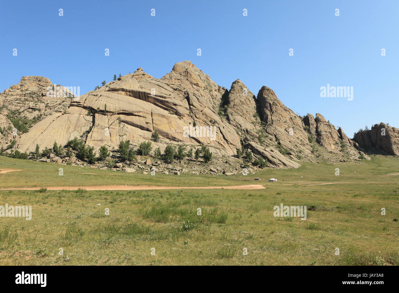 gorkhi terelj national park in mongolia Stock Photo