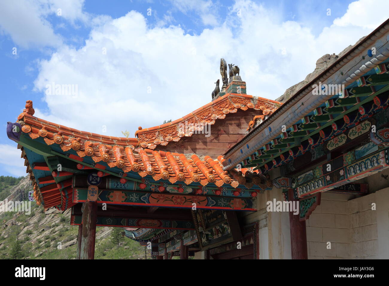 mongol günjin süm tempel Stock Photo
