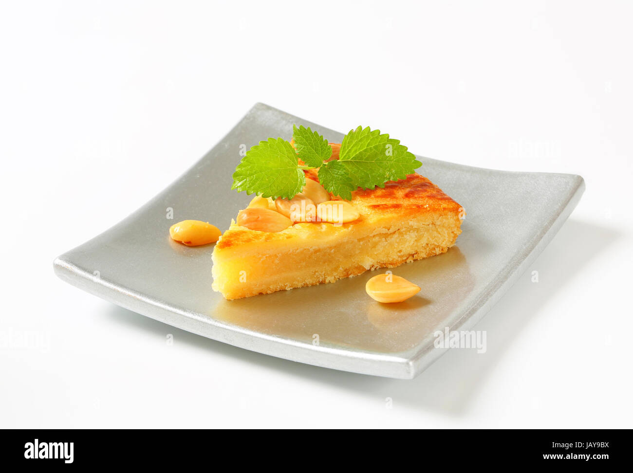 Dutch Almond Butter Cake (Boterkoek Stock Photo Alamy