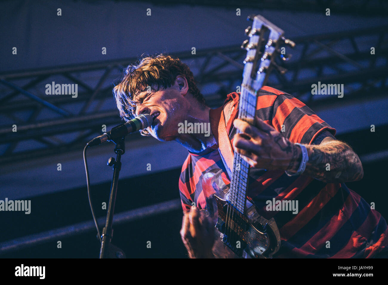 American Garage Rock Band Thee Oh Sees Performs Live At Magnolia In Milan Photo By Mairo Cinquetti Pacific Press Stock Photo Alamy