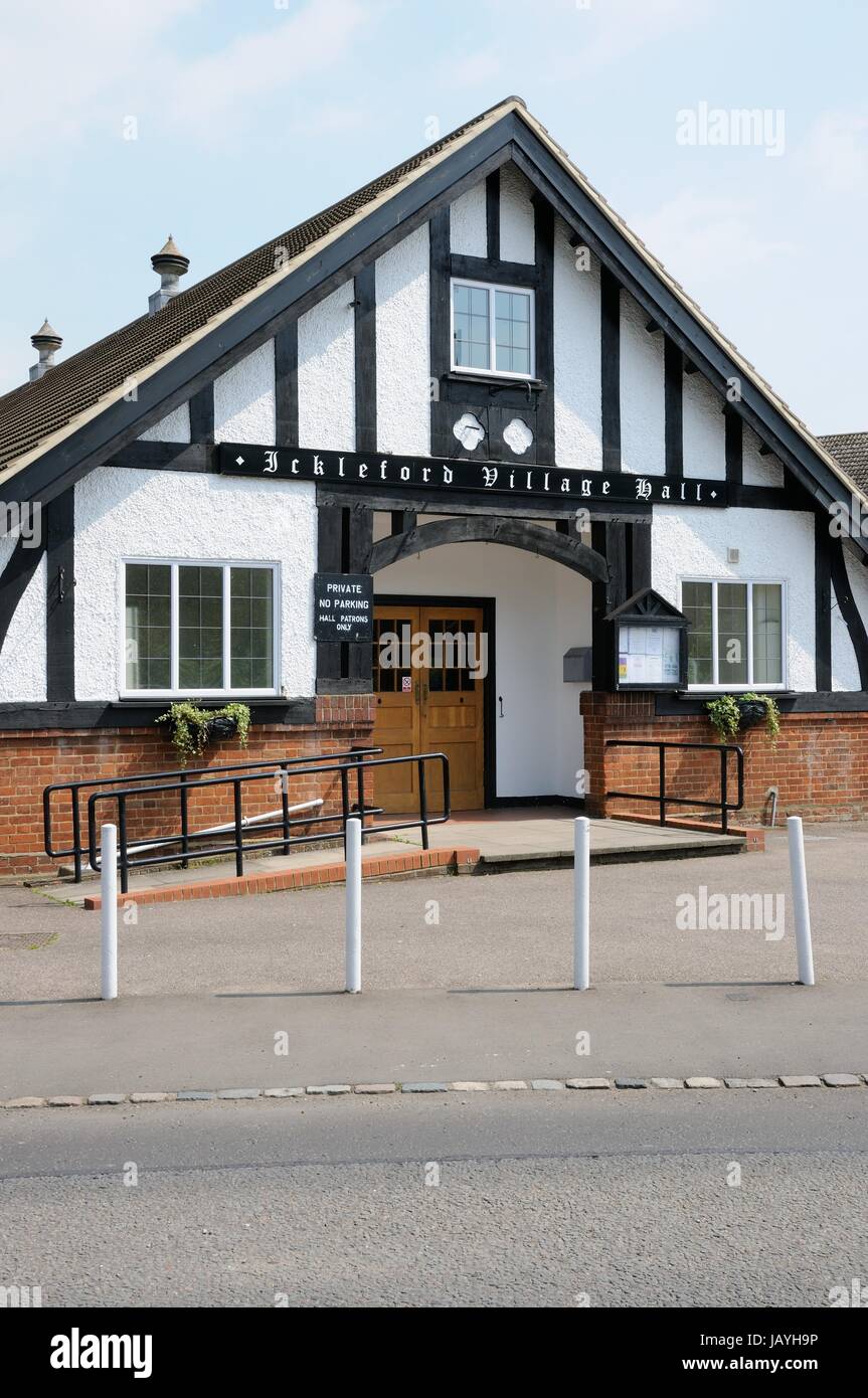 Ickleford Village Hall, Ickleford, Hertfordshire, built in memory of the men who fell during World War I between 1914 and 1918. Stock Photo