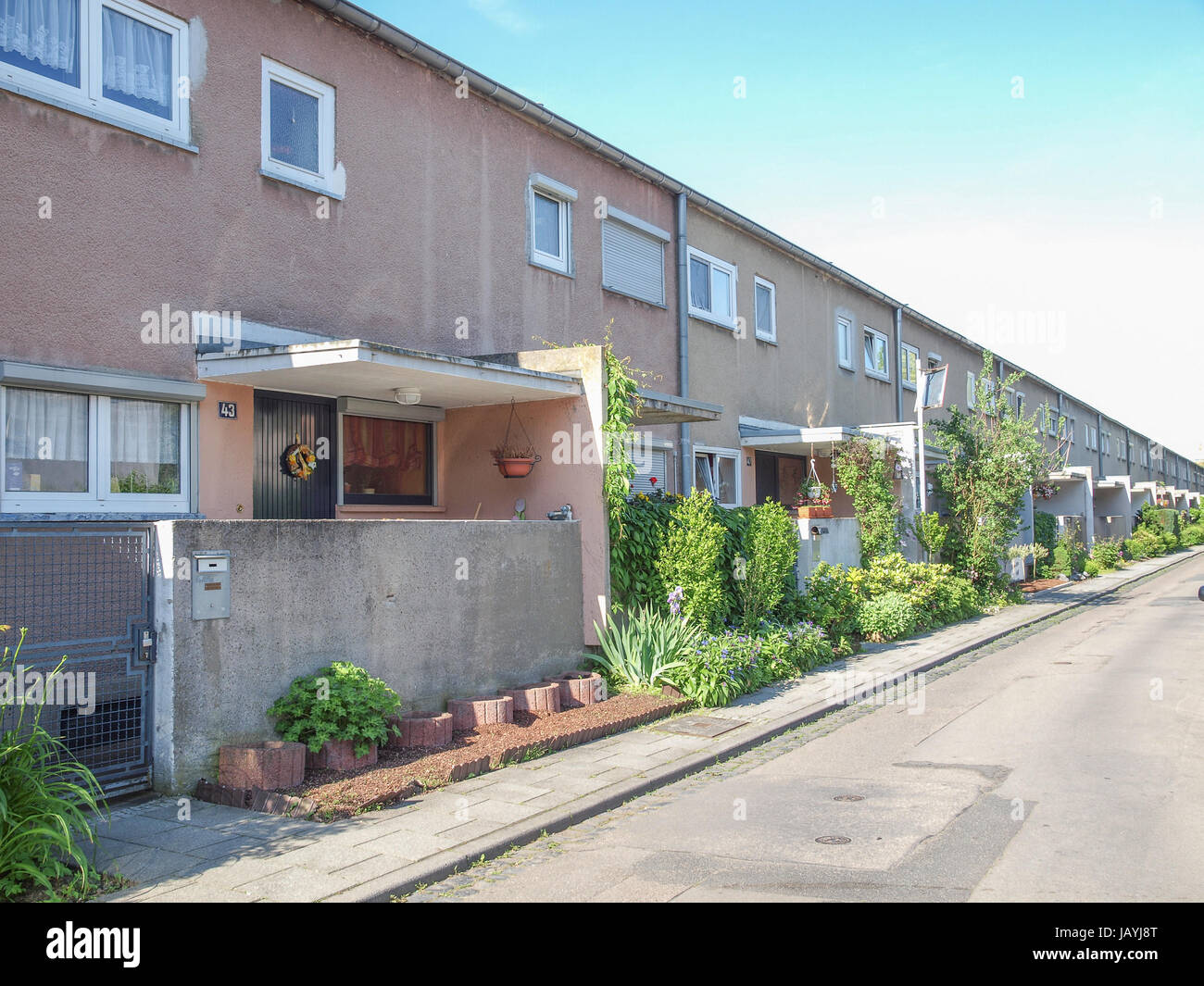 FRANKFURT AM MAIN, GERMANY JUNE 04, 2013 The Siedlung Roemerstadt is