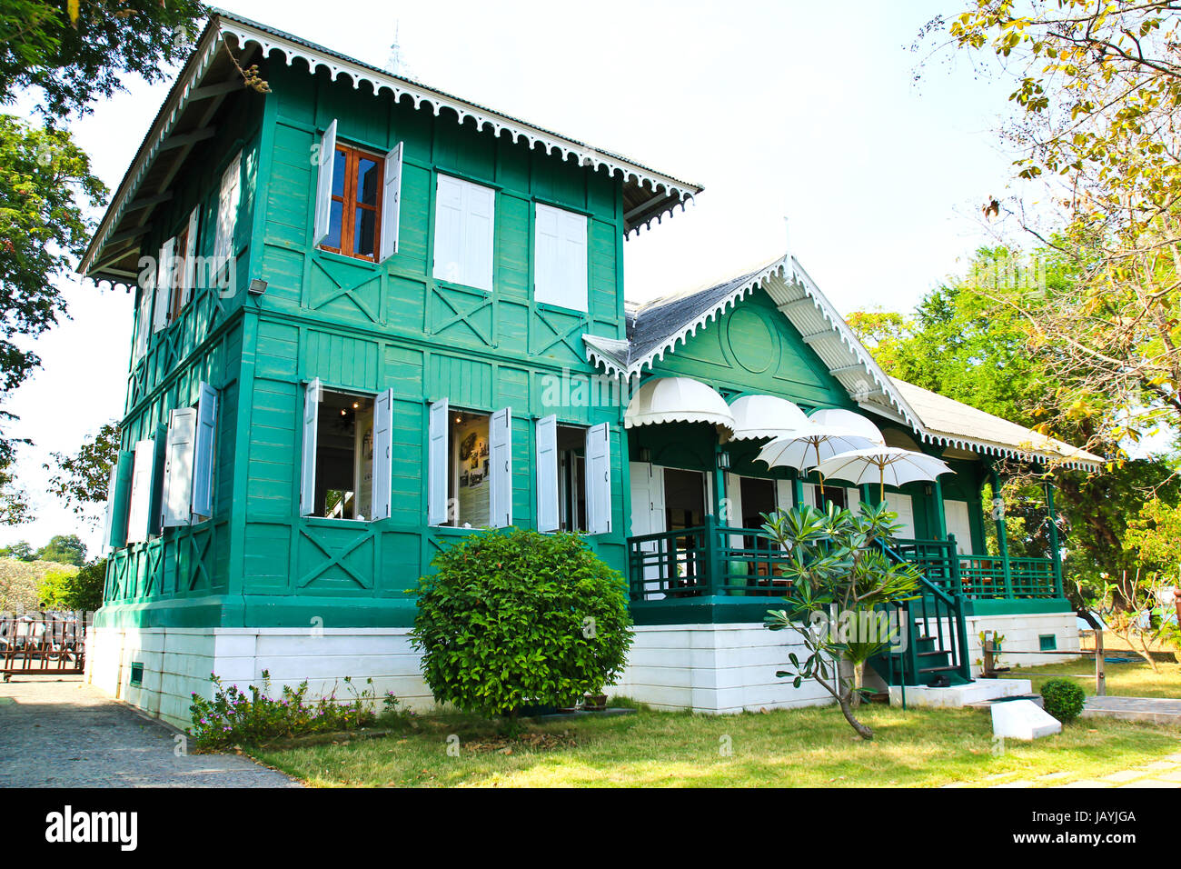 Rama V Palace,Sichang island ,Chonburi,Thailand Stock Photo