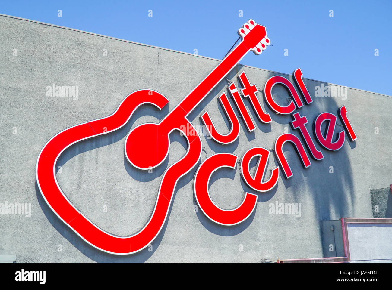 Guitar center rockwalk los angeles hires stock photography and images