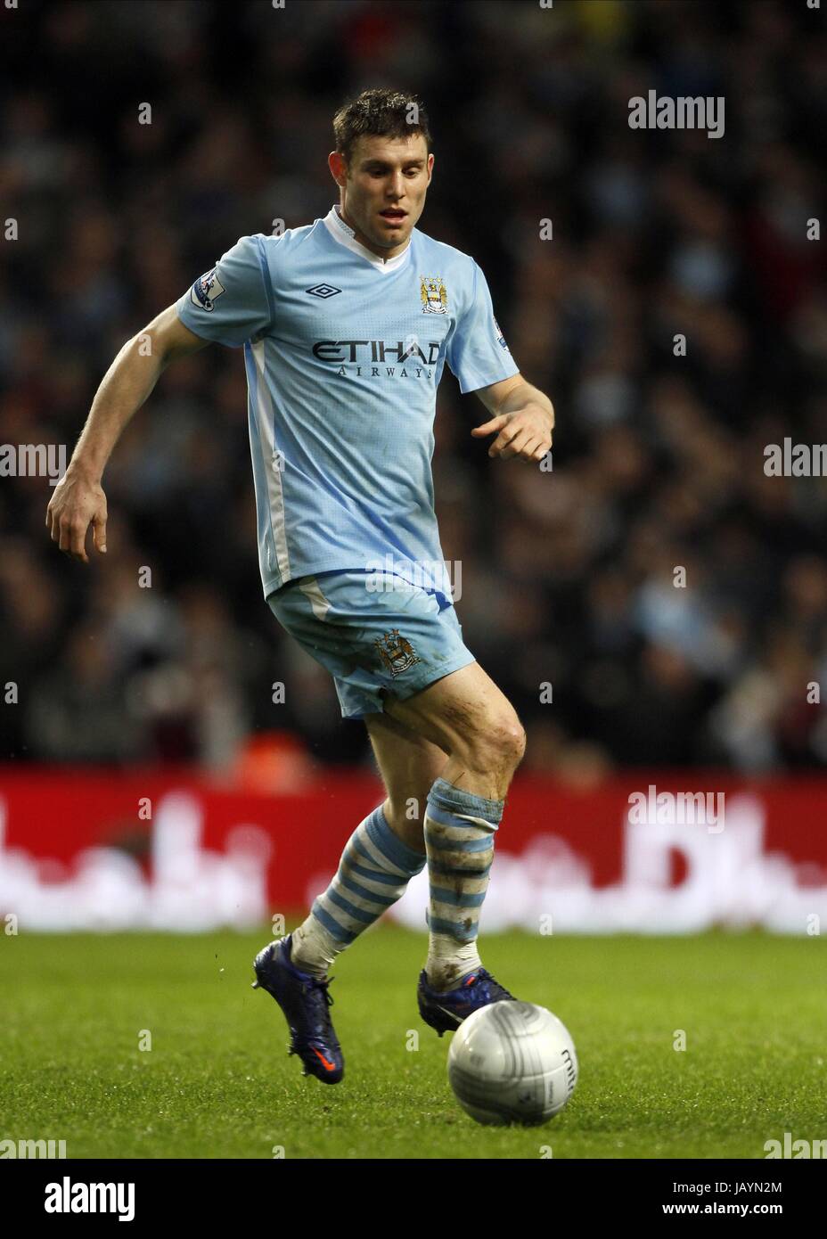 JAMES MILNER MANCHESTER CITY FC MANCHESTER CITY FC ETIHAD STADIUM ...