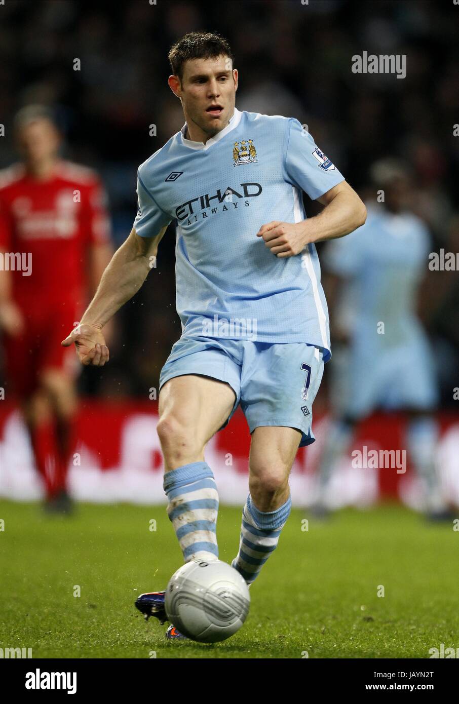 JAMES MILNER MANCHESTER CITY FC MANCHESTER CITY FC ETIHAD STADIUM ...