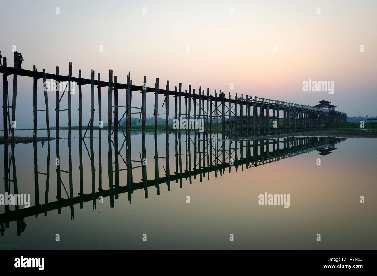 U Bein bridge, Mandalay, Myanmar Stock Photo Alamy