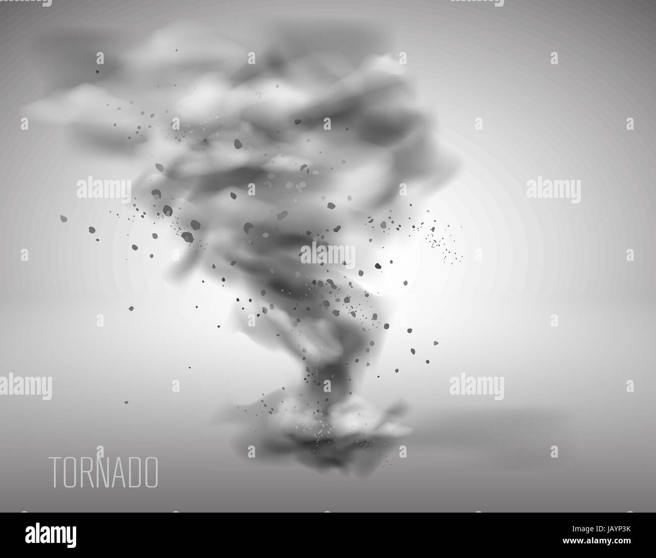 tornado on a simple background. Vector illustration Stock Vector Image ...