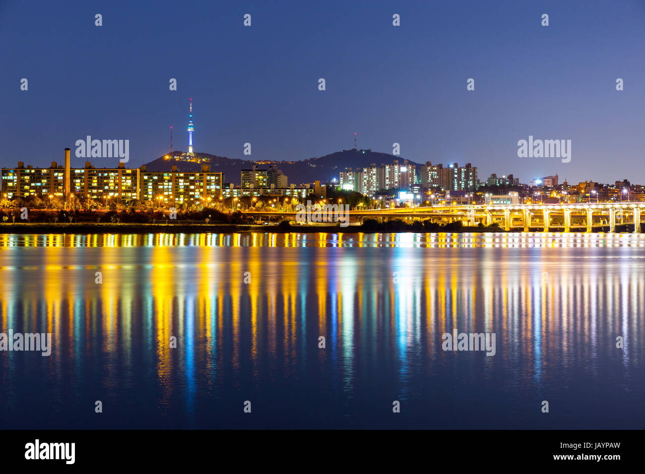 Han River in Seoul Stock Photo Alamy