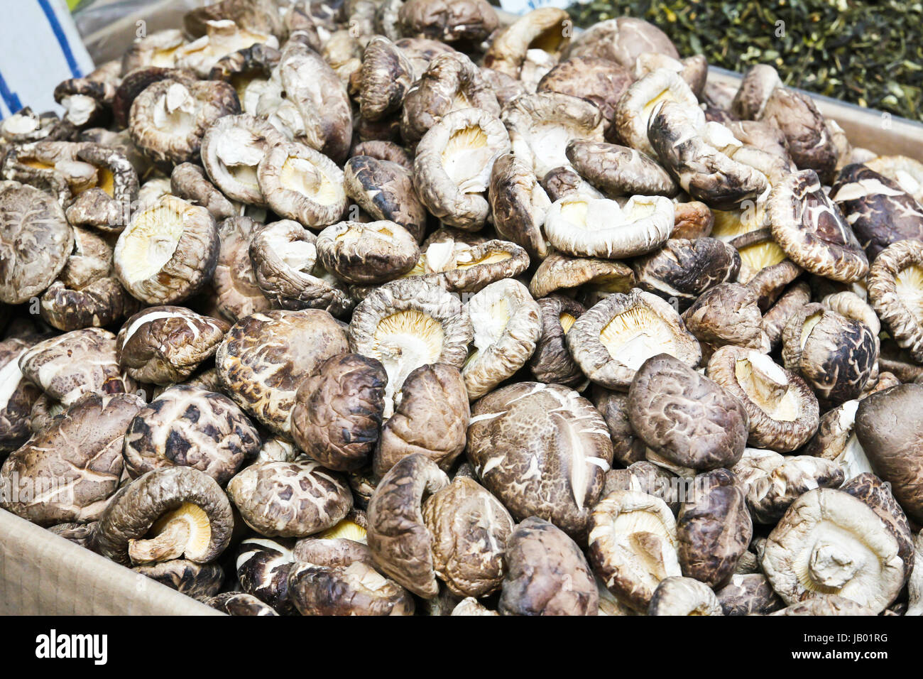 Chinese dried mushrooms Stock Photo Alamy