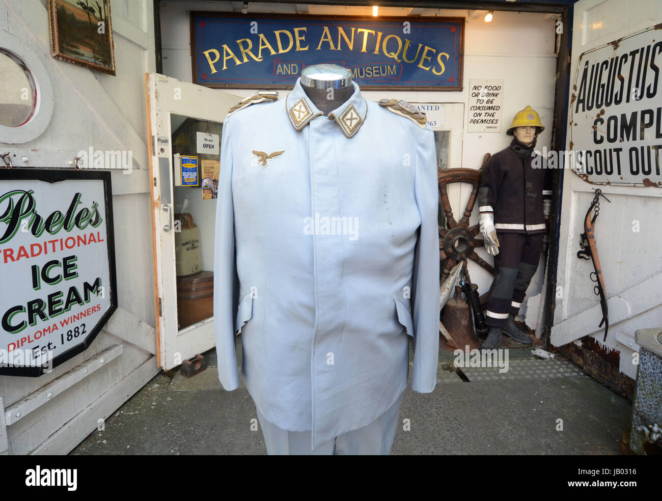 Herman Goering's Nazi uniform on sale Stock Photo - Alamy