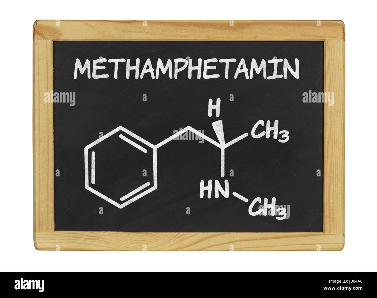 chemische Strukturformel von Methamphetamin Stock Photo - Alamy