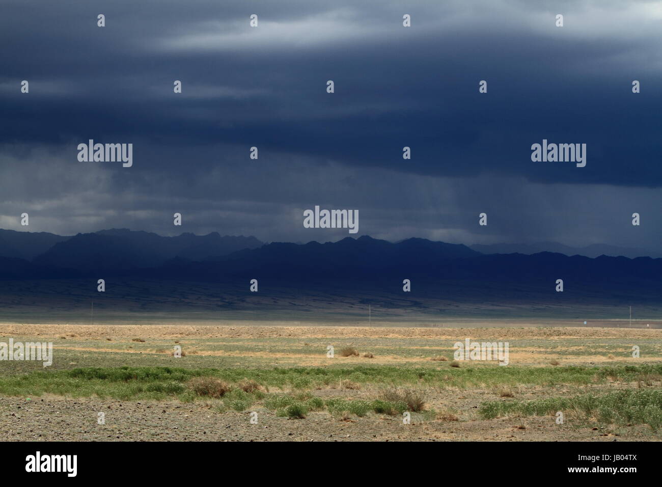 rainy season in mongolia Stock Photo - Alamy