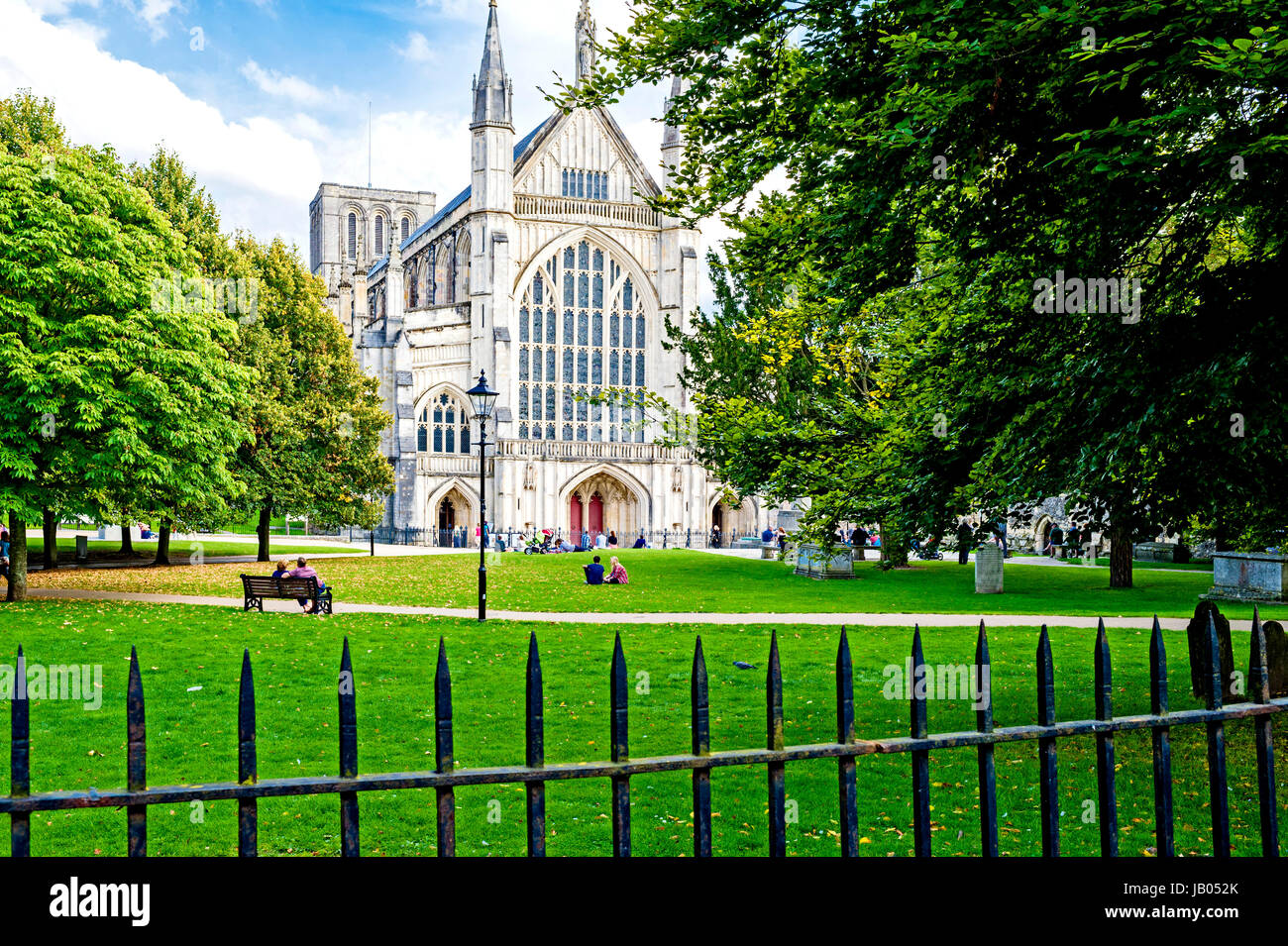 Winchester Cathedral; Kathedrale von Winchester, Hampshire, Südengland