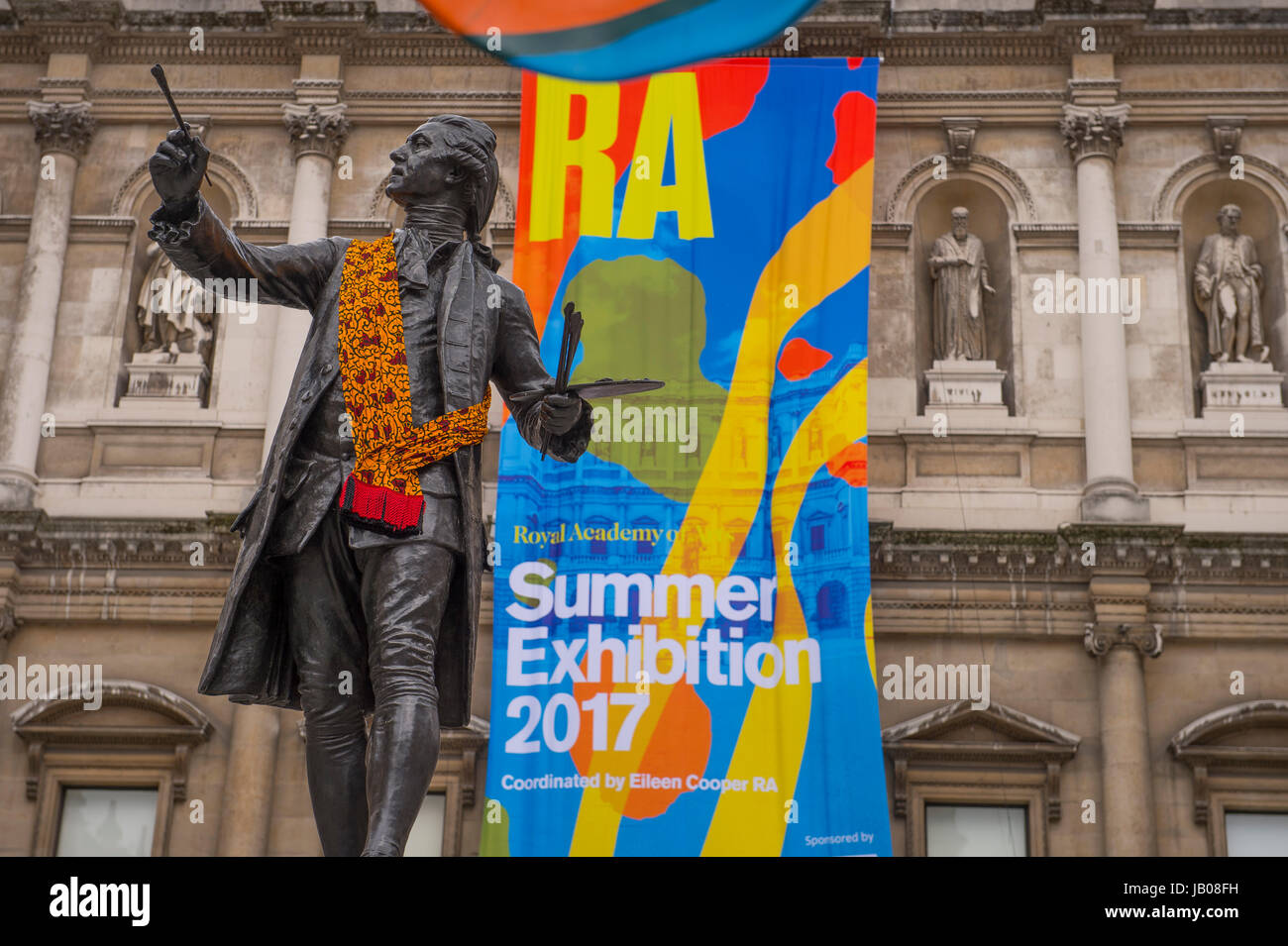 Royal Academy of Arts, London, UK. 8th June, 2017. Over 1200 works on display in the largest