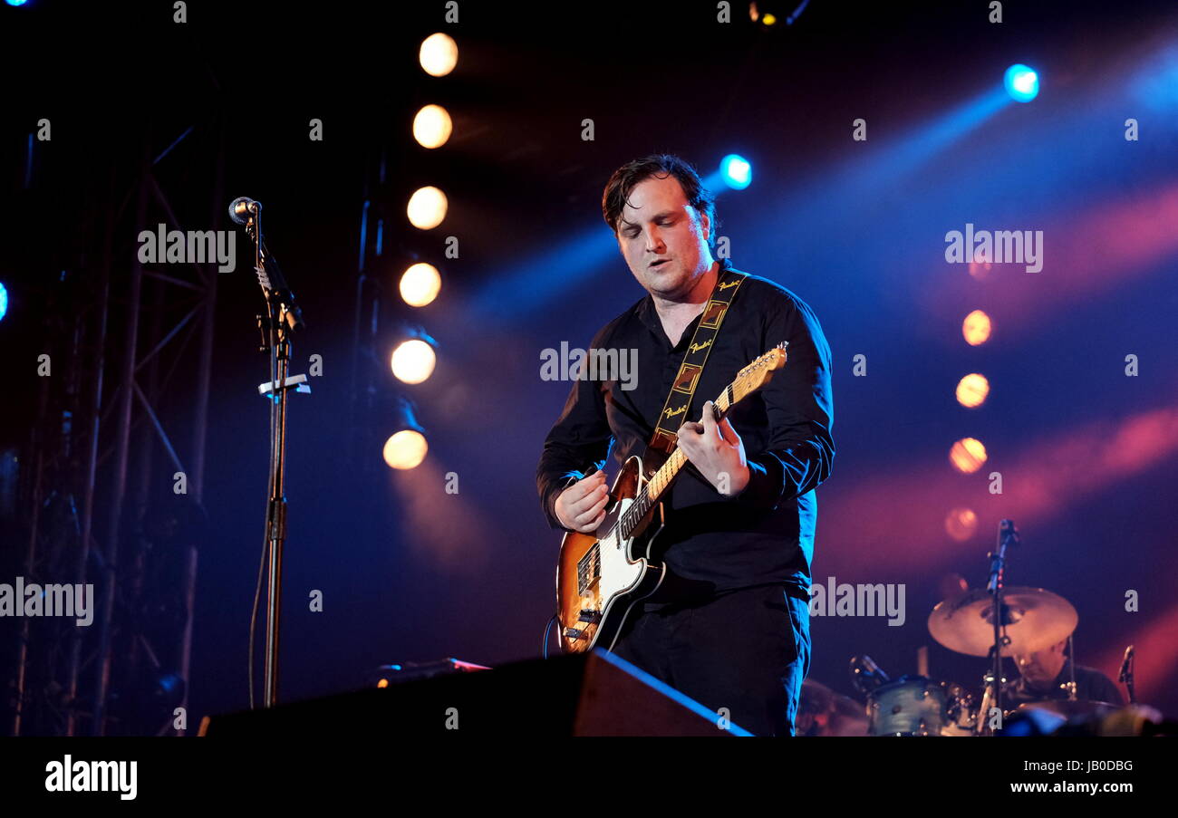 Newport, Isle of Wight, UK. 8th June, 2017. Isle of Wight Festival Day 1 - Starsailor performing at IOW Festival, Seaclose Park Newport 8th June 2017, UK Credit: DFP Photographic/Alamy Live News Stock Photo