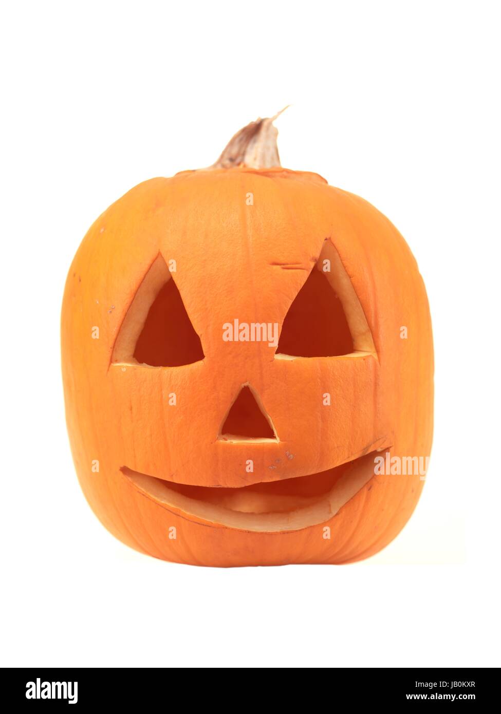 A close up shot of a halloween pumpkin Stock Photo