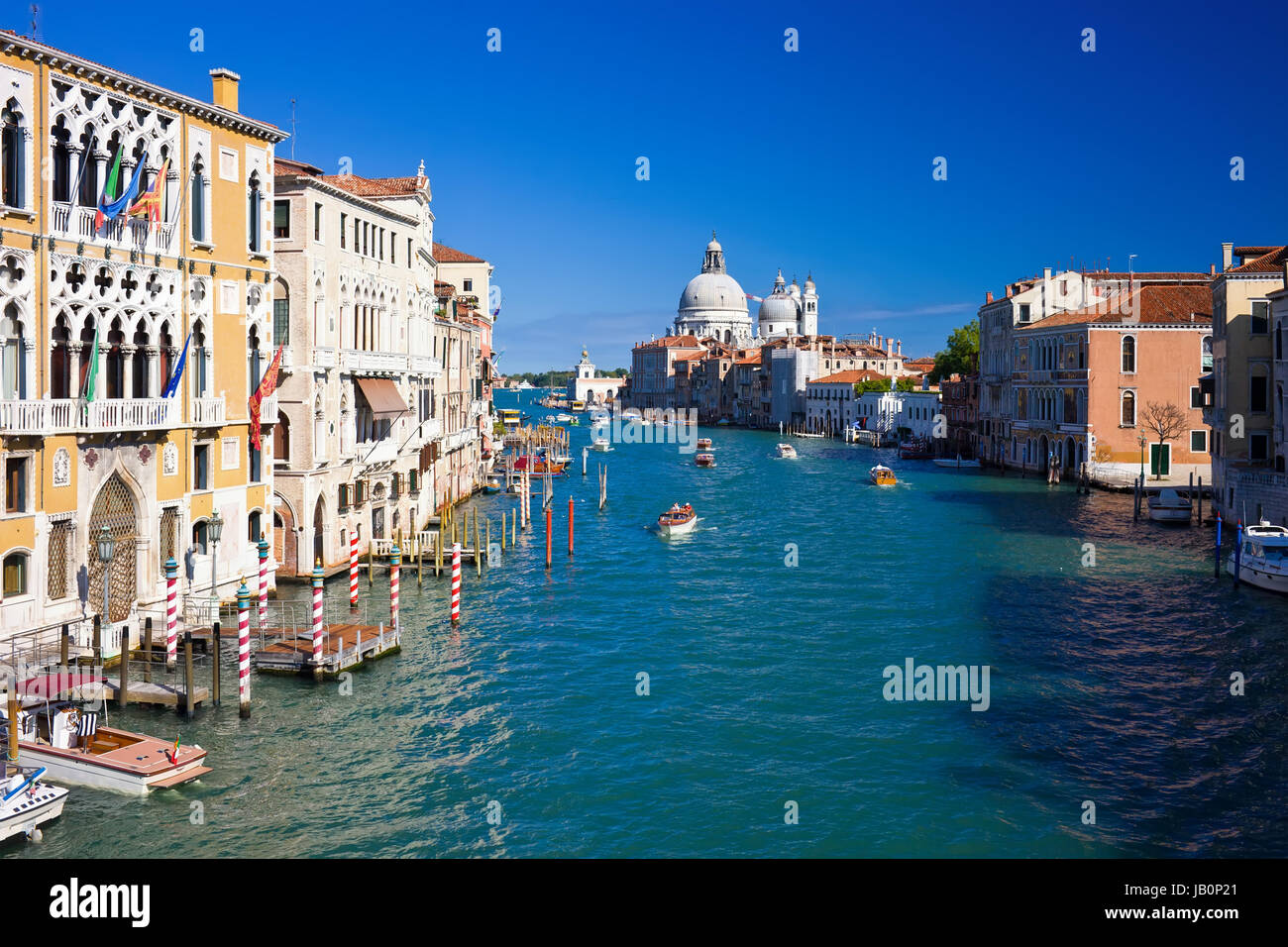 Beautiful view of famous Grand Canal in Venice, Italy Stock Photo - Alamy