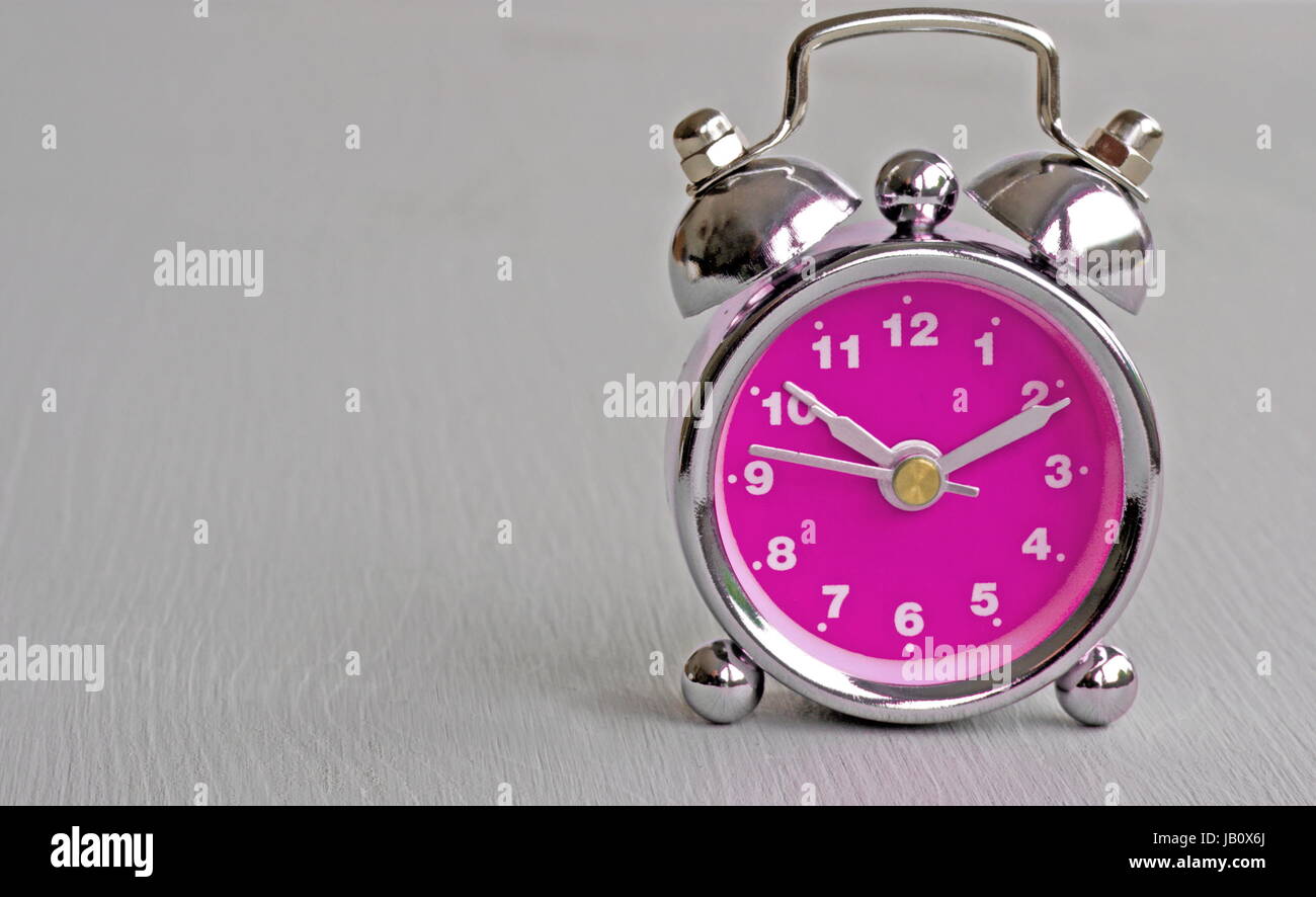 clock hand alarm clock Stock Photo Alamy