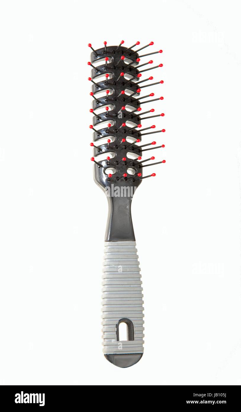 Plastic comb isolated on white background Stock Photo Alamy