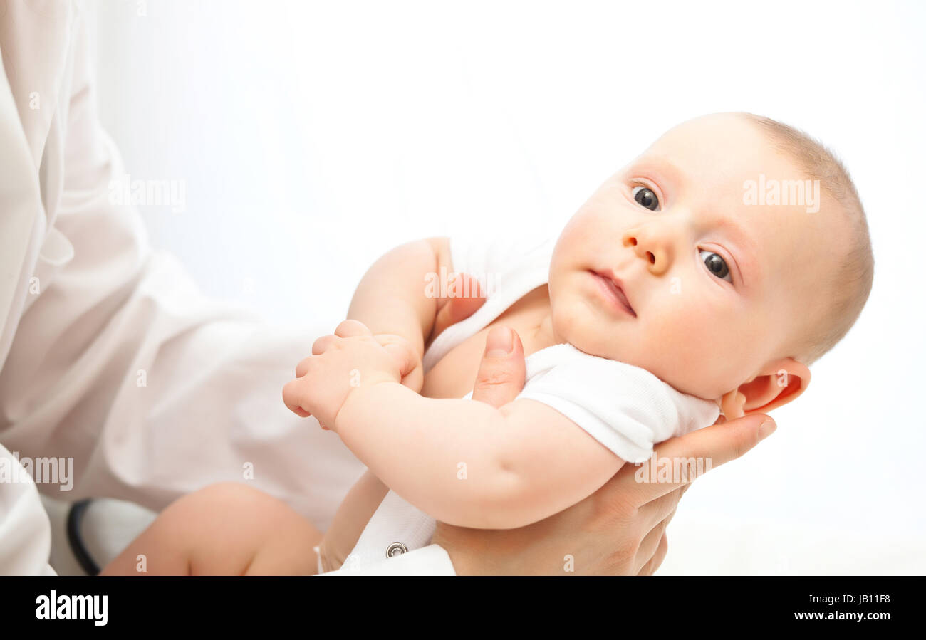 portrait of caucasian young baby Stock Photo - Alamy
