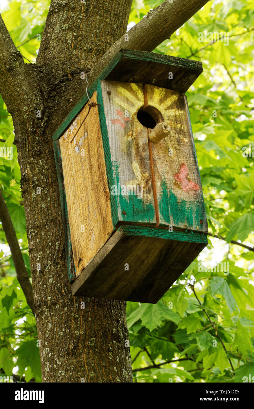 Photo old bird houses Stock Photo Alamy