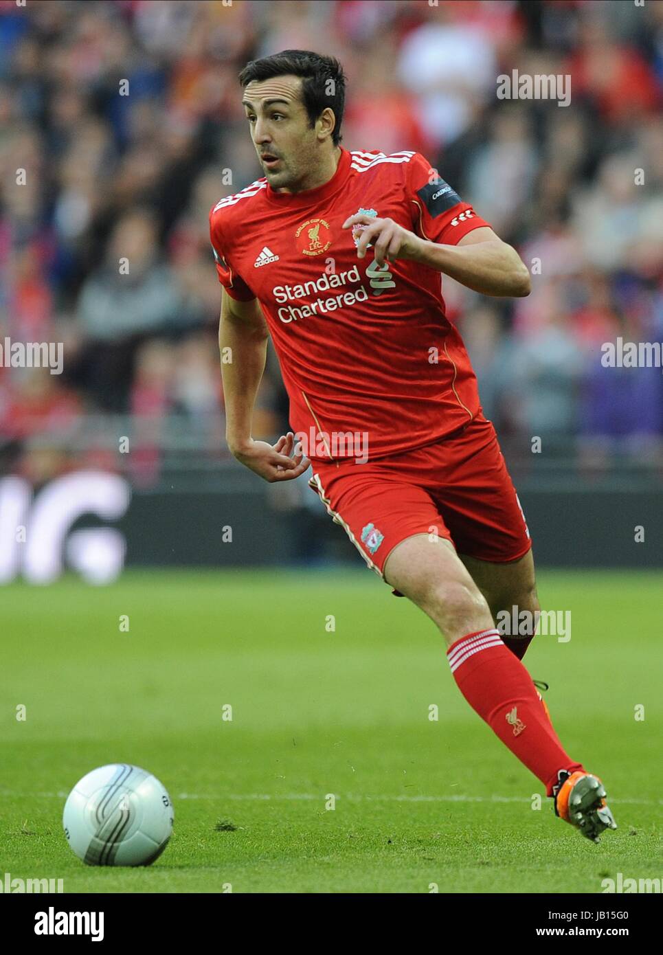 JOSE ENRIQUE LIVERPOOL FC WEMBLEY STADIUM LONDON ENGLAND 26 February JOSE ENRIQUE LIVERPOOL FC WEMBLEY STADIUM LONDON ENGLAND 26 February