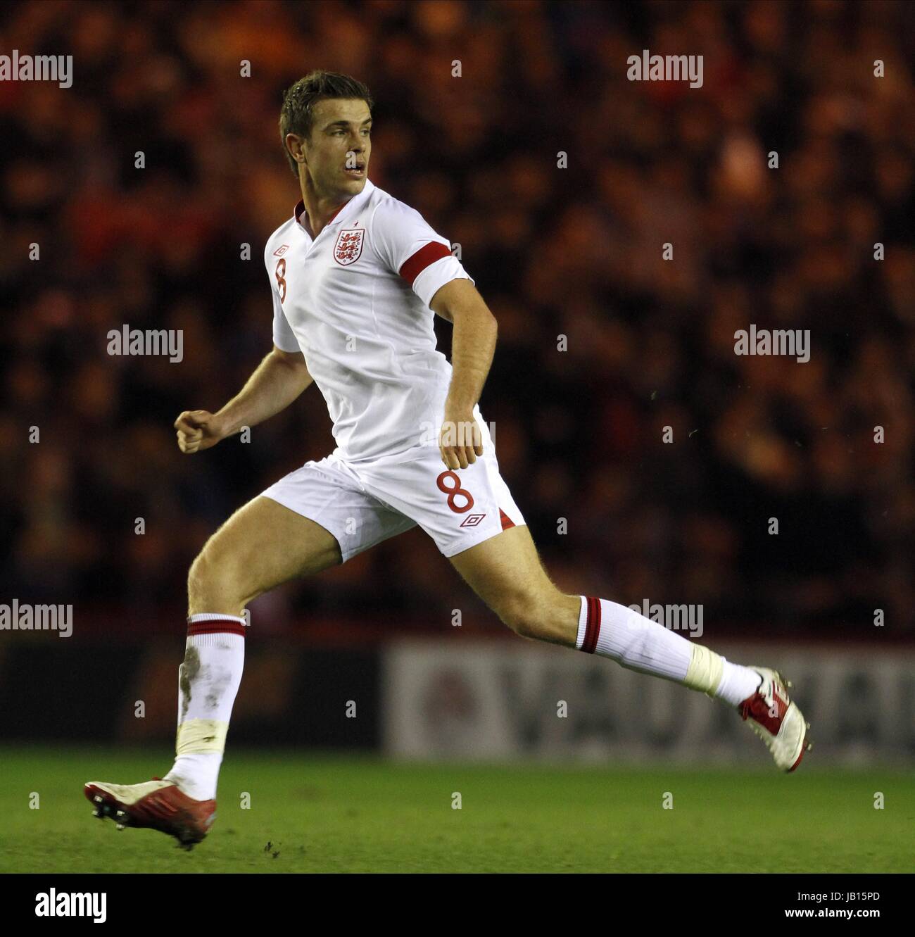 Jordan Henderson England U21 Liverpool Fc England U21 Liverpool Fc Stock Photo Alamy