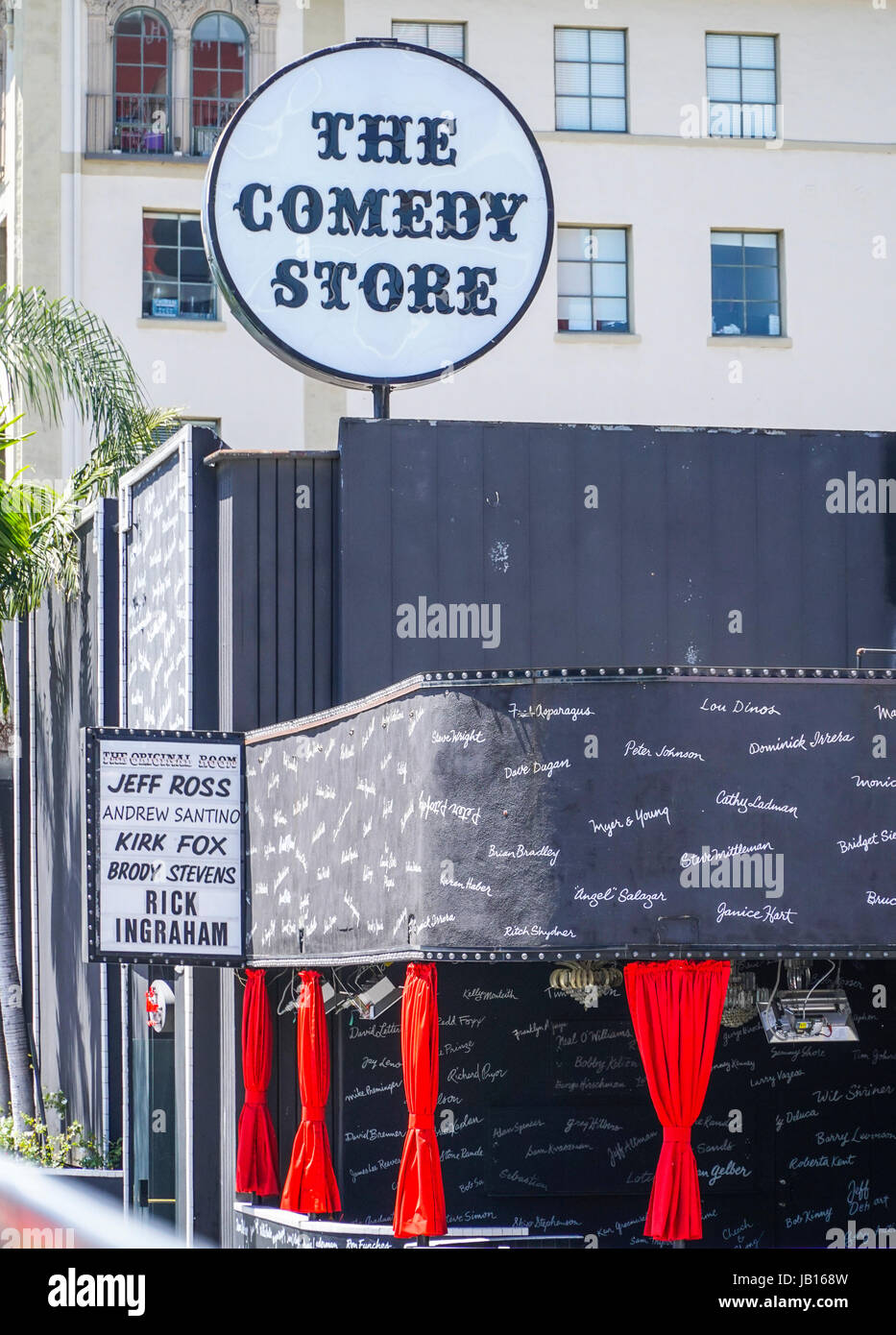 The famous Comedy Store in LA - on Sunset Boulevard - LOS ANGELES - CALIFORNIA Stock Photo