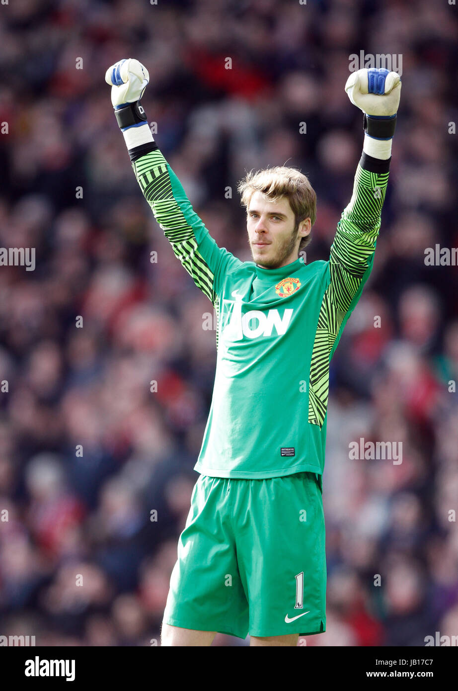 DAVID DE GEA MANCHESTER UNITED FC OLD TRAFFORD MANCHESTER ENGLAND 15