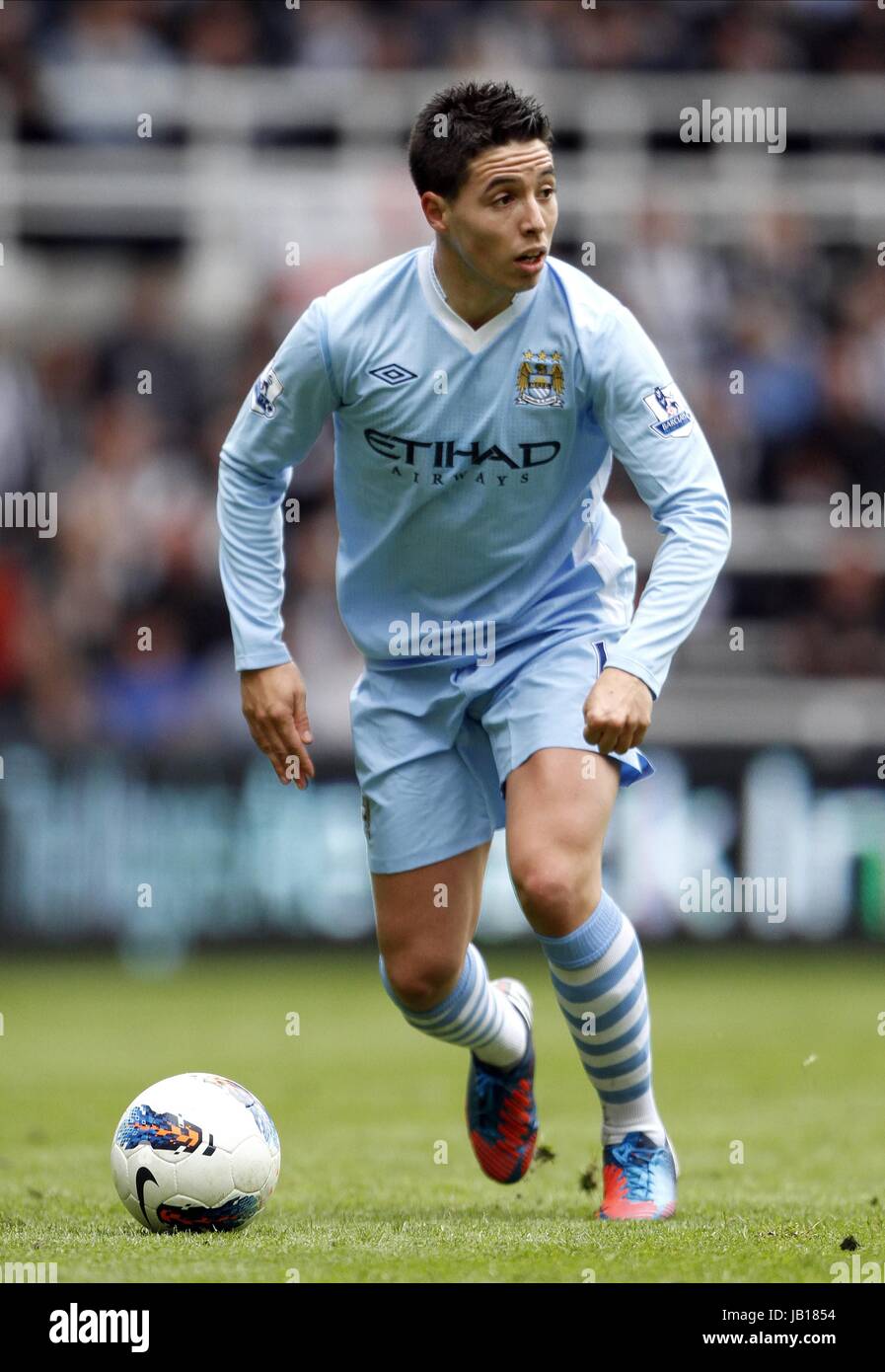 SAMIR NASRI MANCHESTER CITY FC SPORTS DIRECT ARENA NEWCASTLE ENGLAND 06 