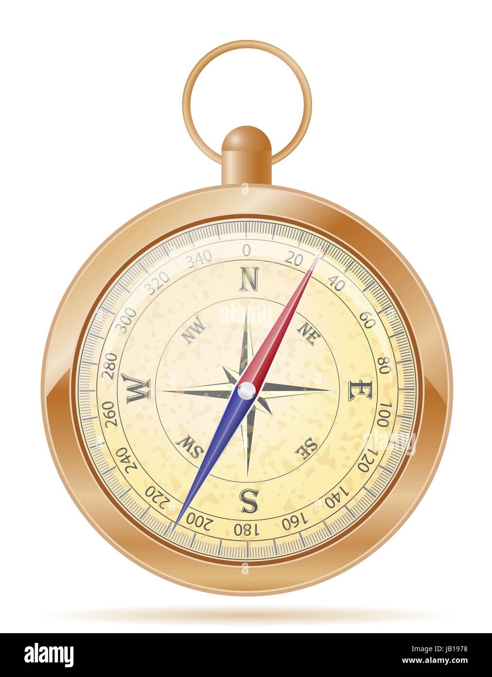 compass old retro vintage icon stock vector illustration isolated on ...
