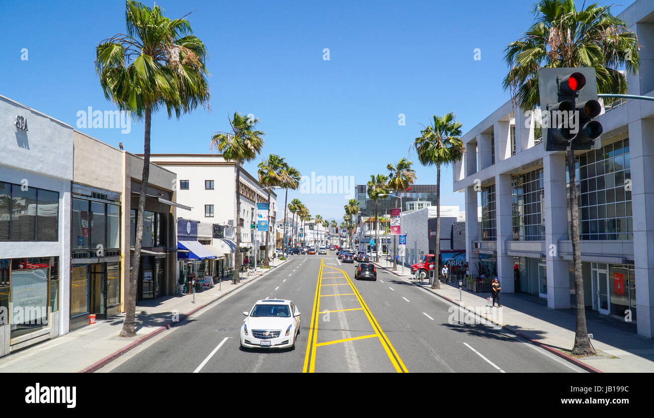 Santa Monica Boulevard Street View In Beverly Hills LOS ANGELES Santa Monica Boulevard Street View In Beverly Hills LOS ANGELES