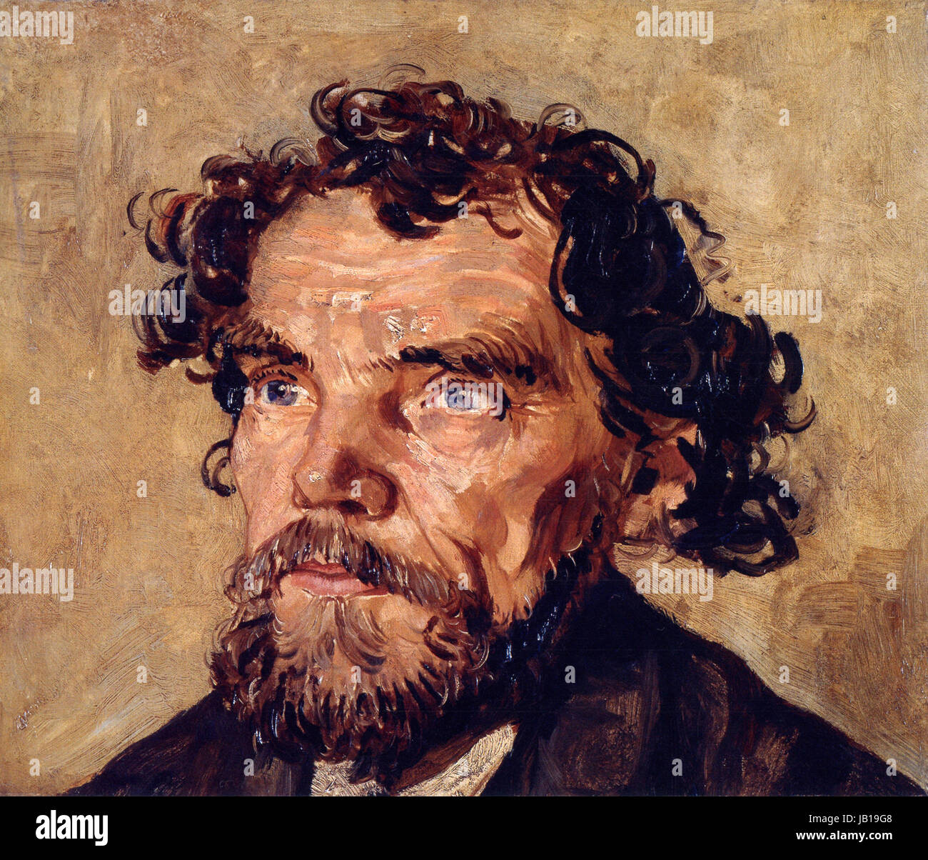 Vincent van Gogh - Head of a Man Stock Photo - Alamy