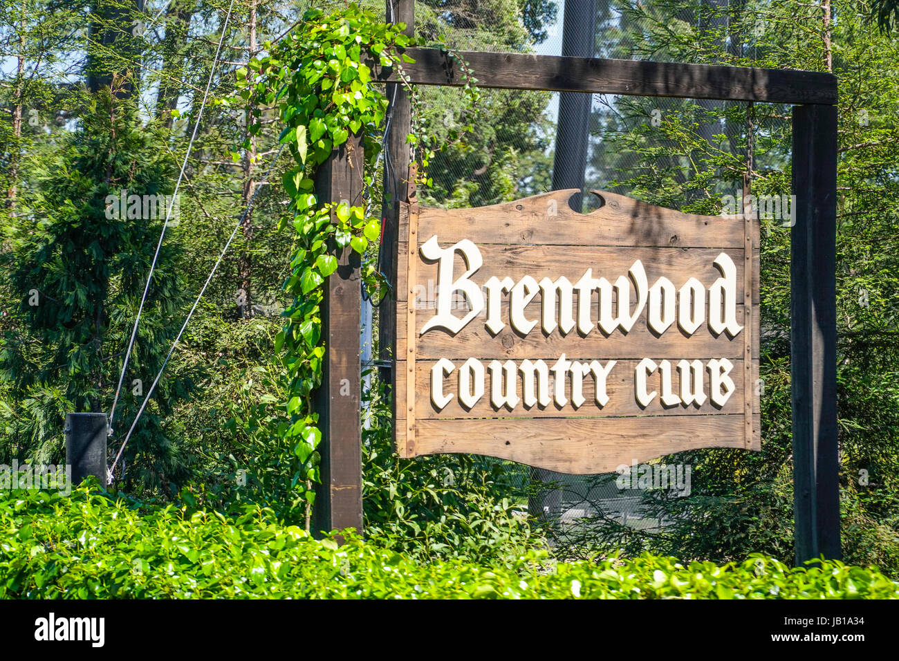 Brentwood Country Club in Los Angeles LOS ANGELES CALIFORNIA Stock