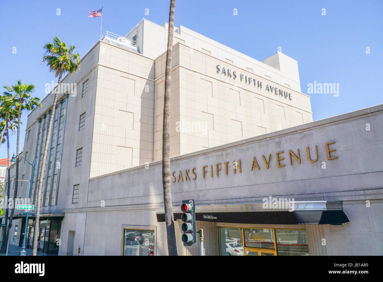 Saks Fifth Avenue in Los Angeles - LOS ANGELES - CALIFORNIA Stock Photo -  Alamy