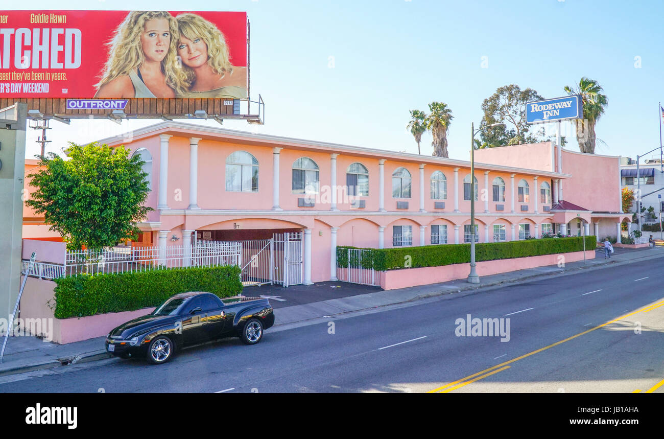 Rodeway Inn Motel in Los Angeles LOS ANGELES CALIFORNIA Stock Photo Alamy