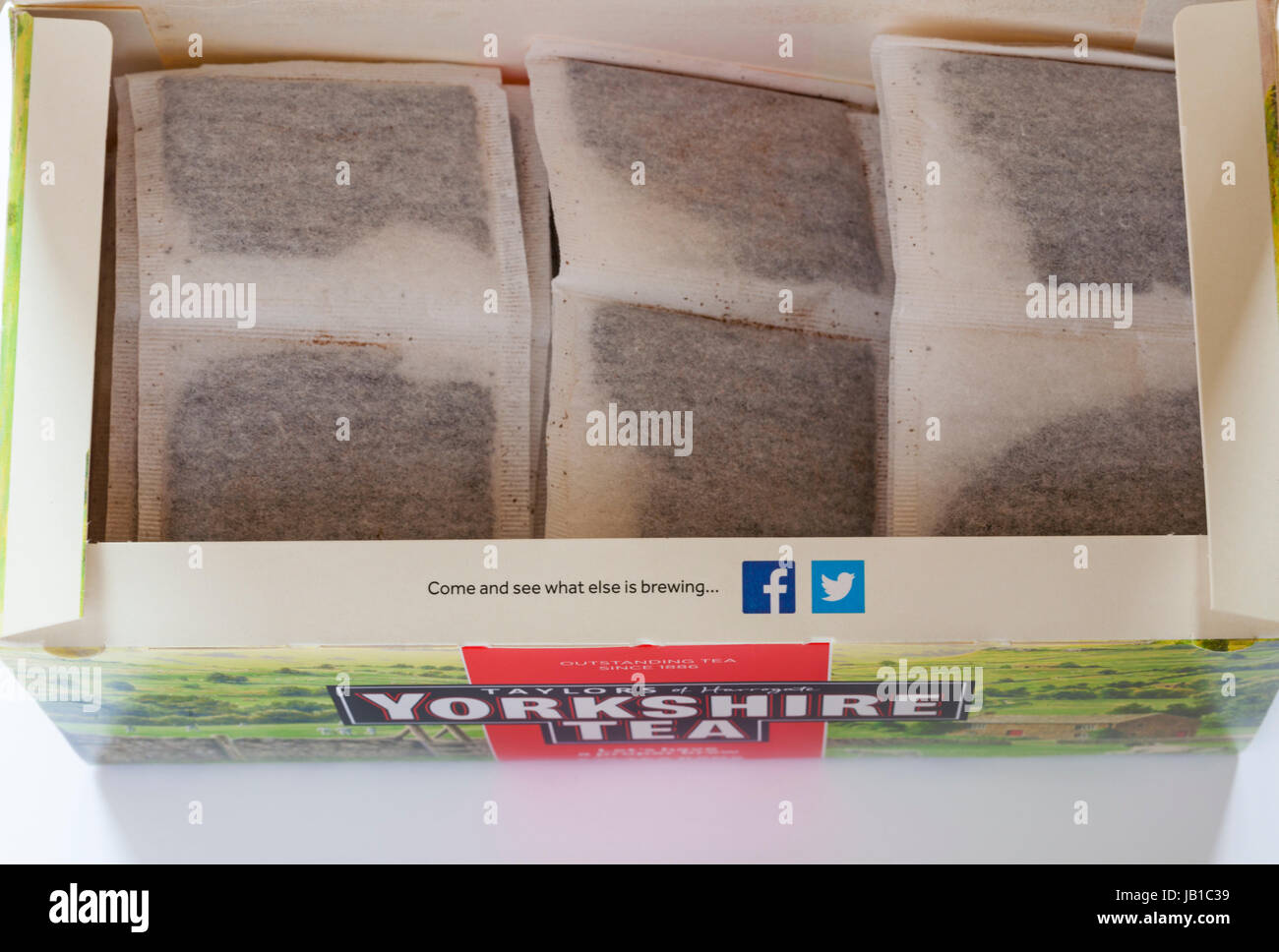 Box of Yorkshire Tea Bags editorial stock image. Image of view - 143810709