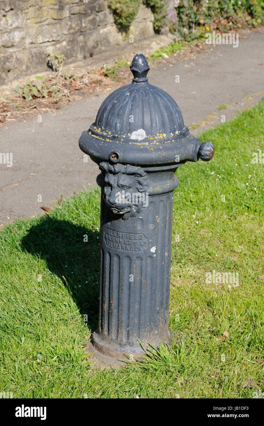 Lion Head standpipe, Sharnbrook, Bedfordshire Stock Photo