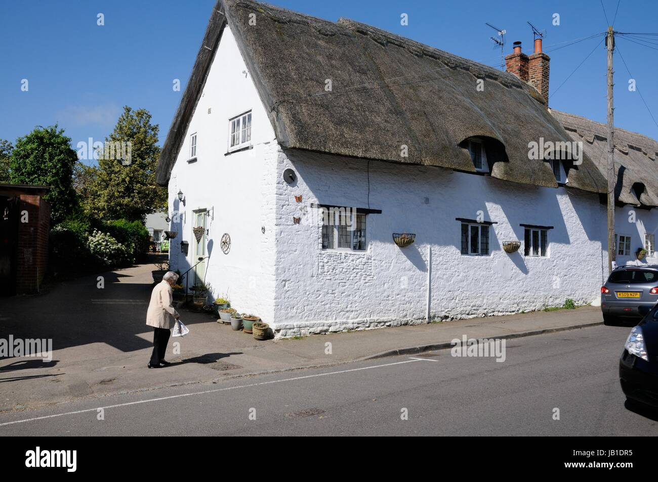 No 30 High Street, Sharnbrook, Bedfordshire Stock Photo