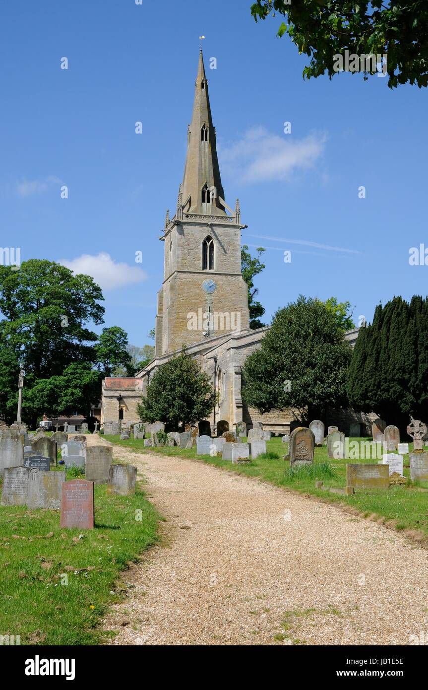 St Peters Church, Sharnbrook, Bedfordshire Stock Photo