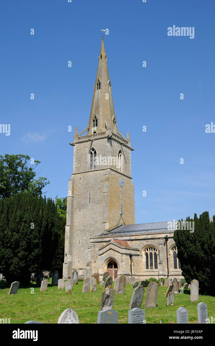 St Peters Church, Sharnbrook, Bedfordshire Stock Photo