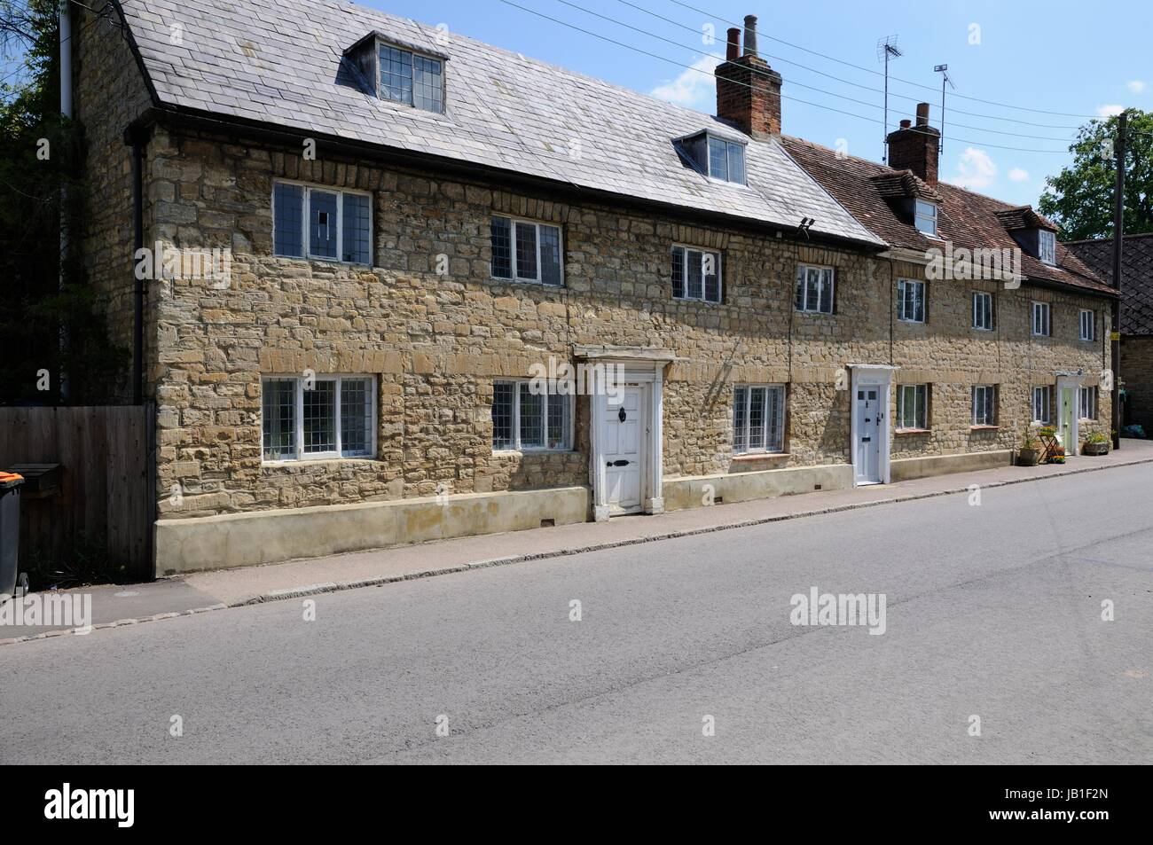 Wentworth Cottage, High Street, Sharnbrook, Bedfordshire Stock Photo