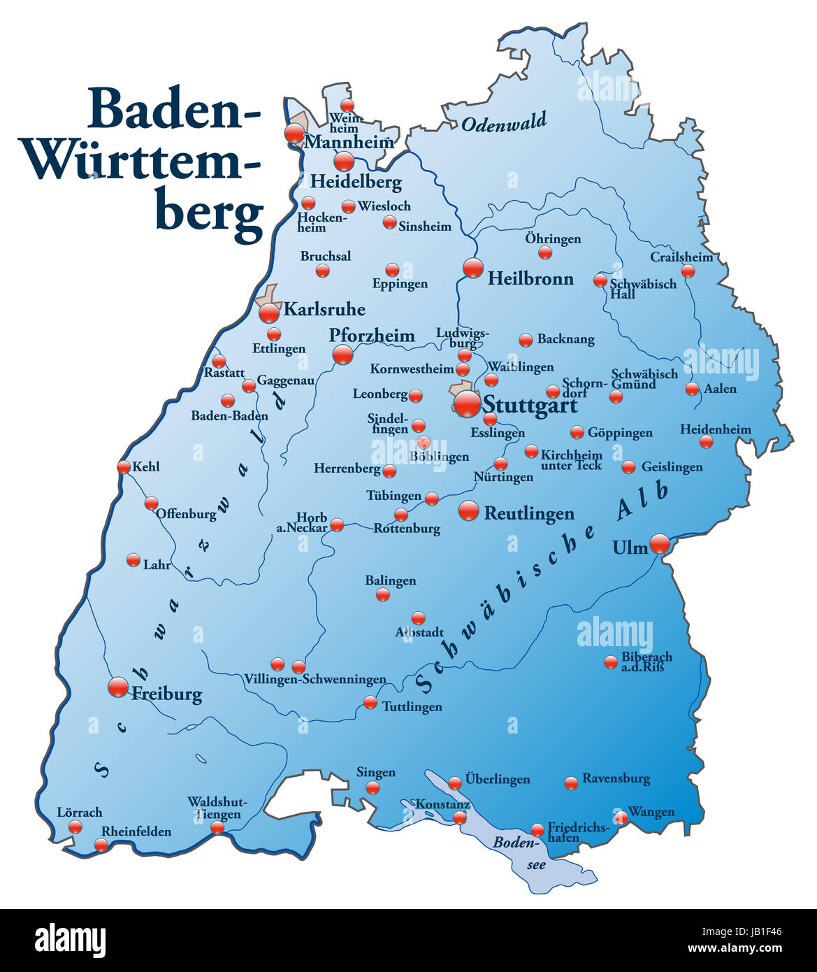 Die Karte ist modern gestaltet und enthält alle wichtigen Topographischen  Informationen. Städte, Gewässernetz, Höhenzüge sowie Flugplätze sind  enthalten. Bei der Darstellung des Gebietes wurde besonders großer Wert auf  die Übersichtlichkeit gelegt. Die