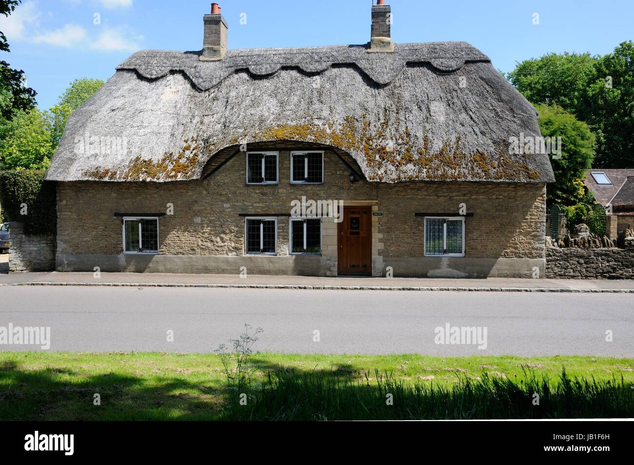 Westbury Cottage,  High Street, Sharnbrook, Bedfordshire Stock Photo