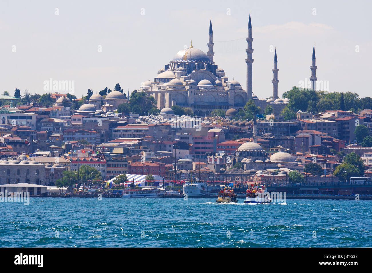 View of Istanbul as seen from Bosphorus, Turkey Stock Photo - Alamy